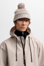 Accessories April Beanie Light Sand Stutterheim Unisex 0V8X361 - Image 4