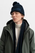 Accessories April Beanie Navy Stutterheim Unisex 0V8X362 - Image 4