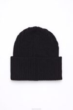 Accessories Big L Beanie Black Stutterheim Unisex 0V8X365 - Image 3