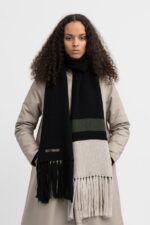 Accessories Fringe Scarf Black Stutterheim Unisex 0V8X374 - Image 2