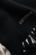 Accessories Fringe Scarf Black Stutterheim Unisex 0V8X374 - Image 3