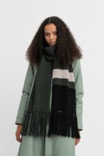 Accessories Fringe Scarf Green Stutterheim Unisex 0V8X375 - Image 2