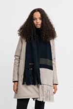 Accessories Fringe Scarf Navy Stutterheim Unisex 0V8X377 - Image 2