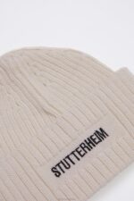 Accessories Logo Beanie Light Sand Stutterheim Unisex 0V8X369 - Image 3
