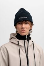 Accessories Logo Beanie Navy Stutterheim Unisex 0V8X370 - Image 2