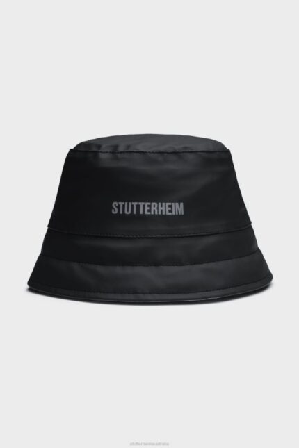 Accessories Skarholmen Puffer Bucket Hat Black Stutterheim Unisex 0V8X410