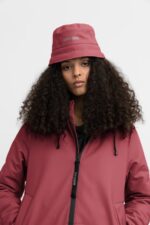 Accessories Skarholmen Puffer Bucket Hat Burgundy Stutterheim Unisex 0V8X412 - Image 2