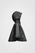 Clothing Concert Mini Winter Poncho Black Stutterheim Kids 0V8X429 - Image 2