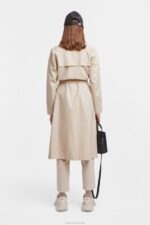 Clothing Kista Lightweight Trench Coat Oyster Stutterheim Women 0V8X81 - Image 3