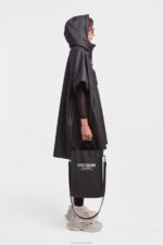 Clothing Lomma Lightweight Zip Poncho Black Stutterheim Women 0V8X82 - Image 2