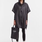 Clothing Lomma Lightweight Zip Poncho Black Stutterheim Women 0V8X82