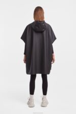 Clothing Lomma Lightweight Zip Poncho Black Stutterheim Women 0V8X82 - Image 3