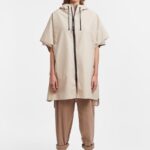Clothing Lomma Lightweight Zip Poncho Oyster Stutterheim Women 0V8X83