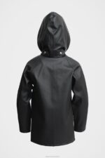 Clothing Mini Kids Raincoat Black Stutterheim Kids 0V8X333 - Image 3