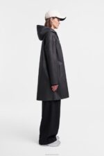 Clothing Mosebacke Lightweight Zip Raincoat Black Stutterheim Women 0V8X7 - Image 2