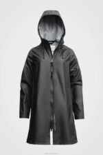 Clothing Mosebacke Lightweight Zip Raincoat Black Stutterheim Women 0V8X7 - Image 4