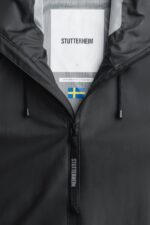 Clothing Mosebacke Lightweight Zip Raincoat Black Stutterheim Women 0V8X7 - Image 7