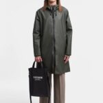 Clothing Mosebacke Lightweight Zip Raincoat Green Stutterheim Women 0V8X6