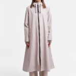 Clothing Mosebacke Long Lightweight Zip Raincoat Light Sand Stutterheim Women 0V8X11