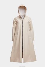 Clothing Mosebacke Long Lightweight Zip Raincoat Oyster Stutterheim Women 0V8X10 - Image 5