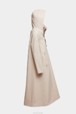 Clothing Mosebacke Long Lightweight Zip Raincoat Oyster Stutterheim Women 0V8X10 - Image 6