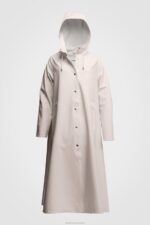 Clothing Mosebacke Long Print Raincoat Light Sand Stutterheim Women 0V8X74 - Image 4