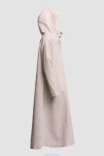 Clothing Mosebacke Long Print Raincoat Light Sand Stutterheim Women 0V8X74 - Image 5