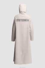 Clothing Mosebacke Long Print Raincoat Light Sand Stutterheim Women 0V8X74 - Image 6