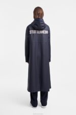 Clothing Mosebacke Long Print Raincoat Navy Stutterheim Women 0V8X72 - Image 3