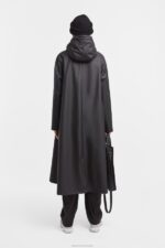 Clothing Mosebacke Long Raincoat Black Stutterheim Women 0V8X53 - Image 4