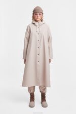 Clothing Mosebacke Long Raincoat Light Sand Stutterheim Women 0V8X34