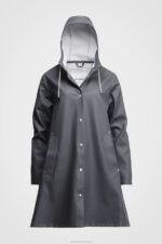 Clothing Mosebacke Raincoat Charcoal Stutterheim Women 0V8X20 - Image 4