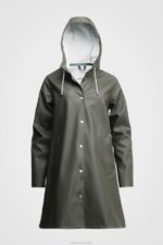 Clothing Mosebacke Raincoat Green Stutterheim Women 0V8X23 - Image 4