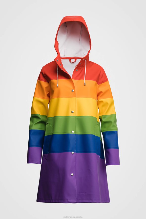 clothing_mosebacke_raincoat_rainbow_stutterheim_women_0v8x3.jpg Clothing Mosebacke Raincoat Rainbow Stutterheim Women 0V8X3 - Image 1