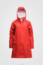 Clothing Mosebacke Raincoat Red Stutterheim Women 0V8X25 - Image 4