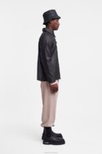 Clothing Notting Hill Lightweight Overshirt Black Stutterheim Men 0V8X213 - Image 4