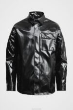 Clothing Ringen Opal Overshirt Black Stutterheim Men 0V8X145 - Image 5