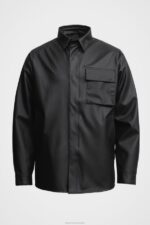 Clothing Ringen Overshirt Black Stutterheim Men 0V8X142 - Image 6