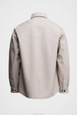 Clothing Ringen Overshirt Light Sand Stutterheim Men 0V8X143 - Image 7