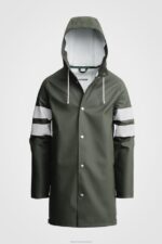 Clothing Stockholm Bike Raincoat Green Stutterheim Men 0V8X139 - Image 4