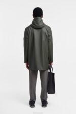 Clothing Stockholm Lightweight Zip Raincoat Green Stutterheim Men 0V8X96 - Image 3