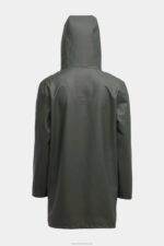 Clothing Stockholm Lightweight Zip Raincoat Green Stutterheim Men 0V8X96 - Image 6