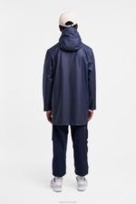 Clothing Stockholm Lightweight Zip Raincoat Navy Stutterheim Men 0V8X94 - Image 3