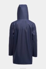 Clothing Stockholm Lightweight Zip Raincoat Navy Stutterheim Men 0V8X94 - Image 6
