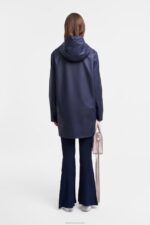 Clothing Stockholm Lightweight ZipRaincoat Navy Stutterheim Women 0V8X12 - Image 3