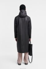 Clothing Stockholm Long Lightweight Zip Raincoat Black Stutterheim Men 0V8X212 - Image 3