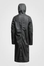 Clothing Stockholm Long Lightweight Zip Raincoat Black Stutterheim Men 0V8X212 - Image 6
