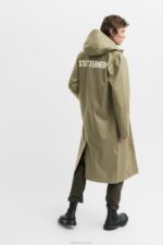 Clothing Stockholm Long Print Raincoat Aloe Stutterheim Men 0V8X105 - Image 4