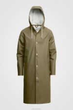 Clothing Stockholm Long Print Raincoat Aloe Stutterheim Men 0V8X105 - Image 5