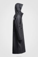 Clothing Stockholm Long Print Raincoat Black Stutterheim Men 0V8X103 - Image 13